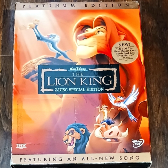 Walt Disney's THE LION KING Platinum Edition on DVD - Picture 1 of 2